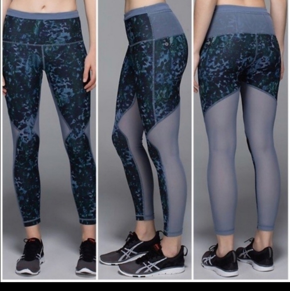 Lululemon Running In the City 7/8 Tight Floral